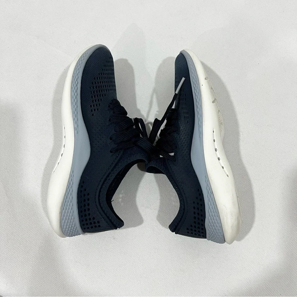 Crocs LiteRide RW 206705 Sneakers Blue/Navy/Gray Size 5 Women Waterproof - Picture 6 of 9